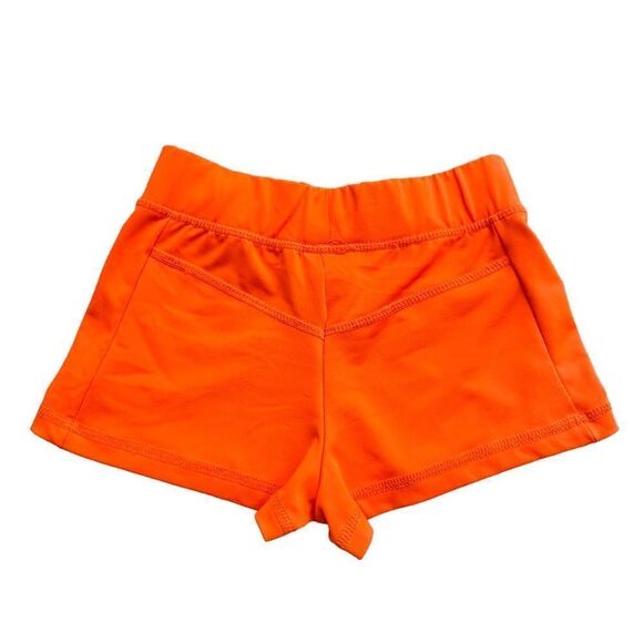 🔃Hooters Logo Orange Waitress Uniform Shorts - Picture 2 of 6